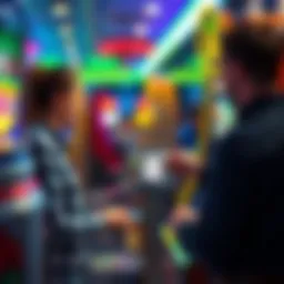 Ohio Lottery instant ticket scanner in action