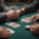 Critical decision making in poker