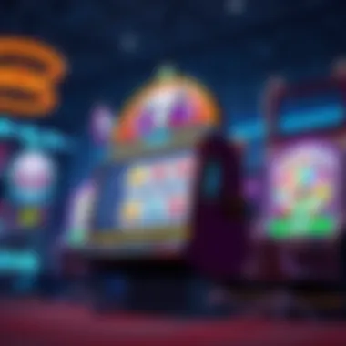 Illustration of a virtual environment highlighting the benefits of online slots