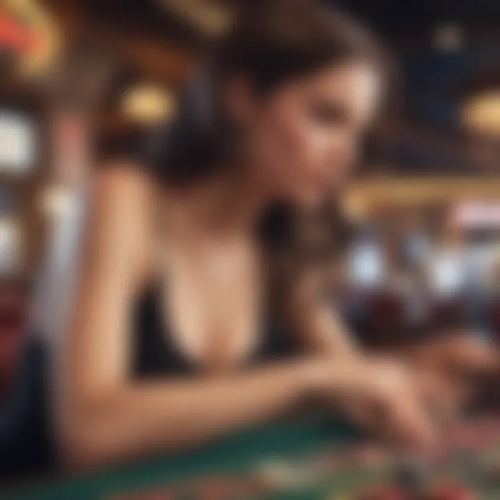 User engaging with Riverside Casino app features