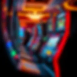 Detailed view of various video poker machines highlighting their distinctive features