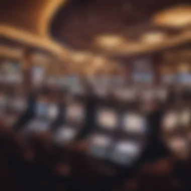 Interior gaming area filled with diverse slot machines and table games