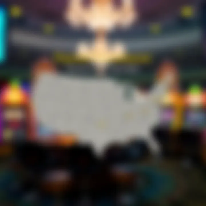 Graph depicting payout percentages across various states