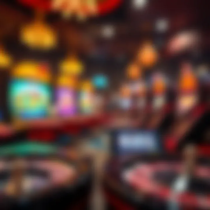 Diverse online casino games showcased