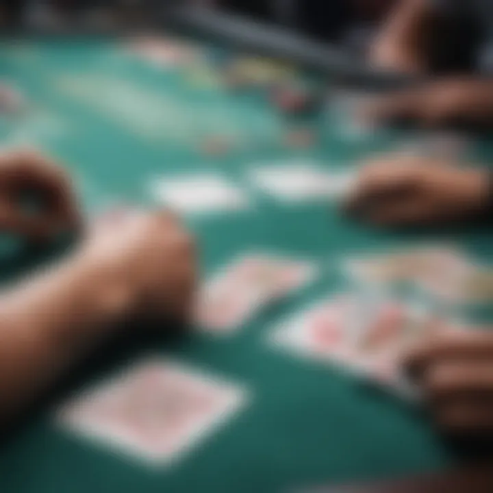 Betting slips on a table during a UFC match