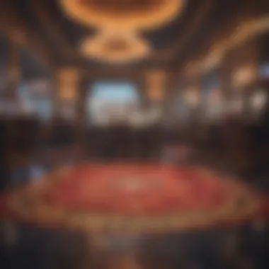 Luxurious gaming floor with vibrant atmosphere