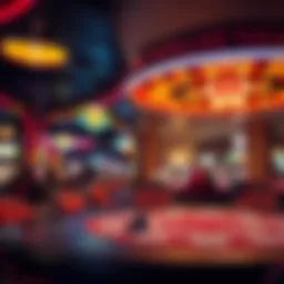 Vibrant atmosphere of Thunder Valley Poker venue