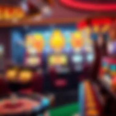 The Thrill of Winning Without Depositing Illustration depicting the excitement of winning in a casino with no deposit bonuses