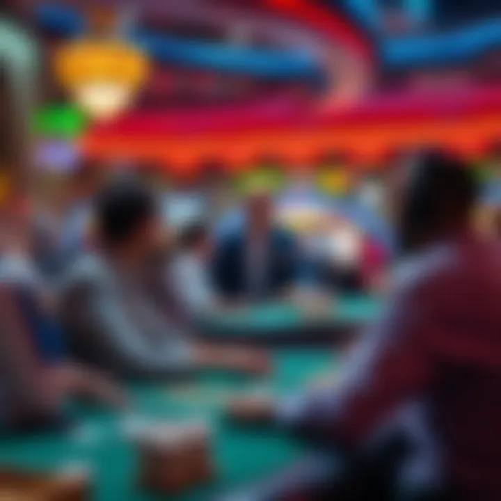 Engaging User Experience at Parx Online Poker An engaging user experience with players interacting in a vibrant online environment