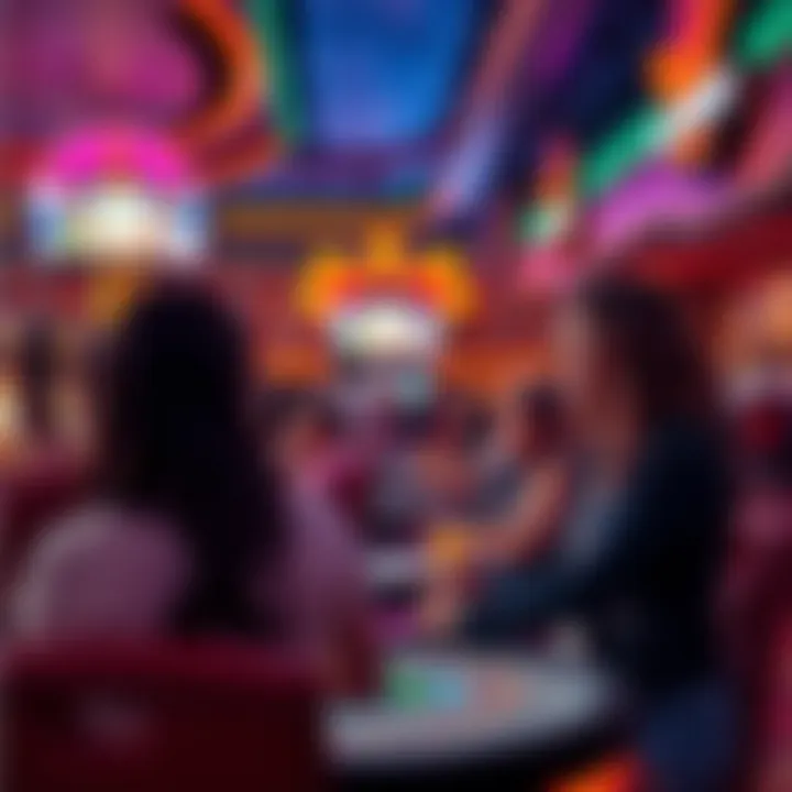 Promotional event showcasing diverse entertainment offerings