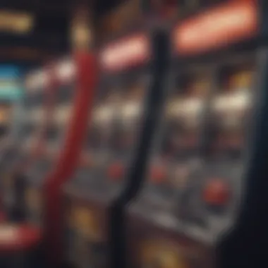 A vibrant and enticing display of various slot machines